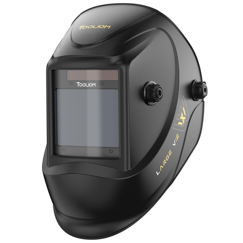 TOOLIOM Large Viewing Welding Helmet True Color Auto Darkening 1/1/1/1 3.94"x 3.27" Welding Mask with Weld/Grind/Cut Mode for TIG MIG Stick - Image 1
